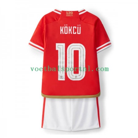 Benfica Orkun Kokcu 10 Kind Thuis Tenue 2023-24